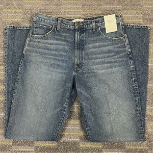 Madewell NWT The Tall Relaxed Bootcut Jeans Size 31T High Rise Denim Stretch